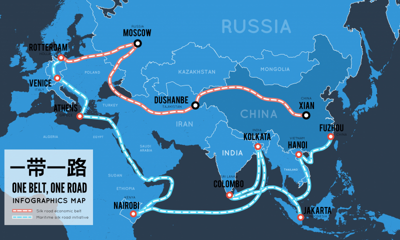 Nouvelles Routes de la Soie. Réceptions et impacts territoriaux de la Belt and Road Initiative en Eurasie”